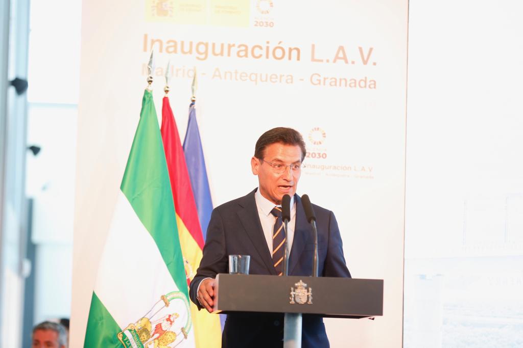 Luis Salvador, durante su discurso