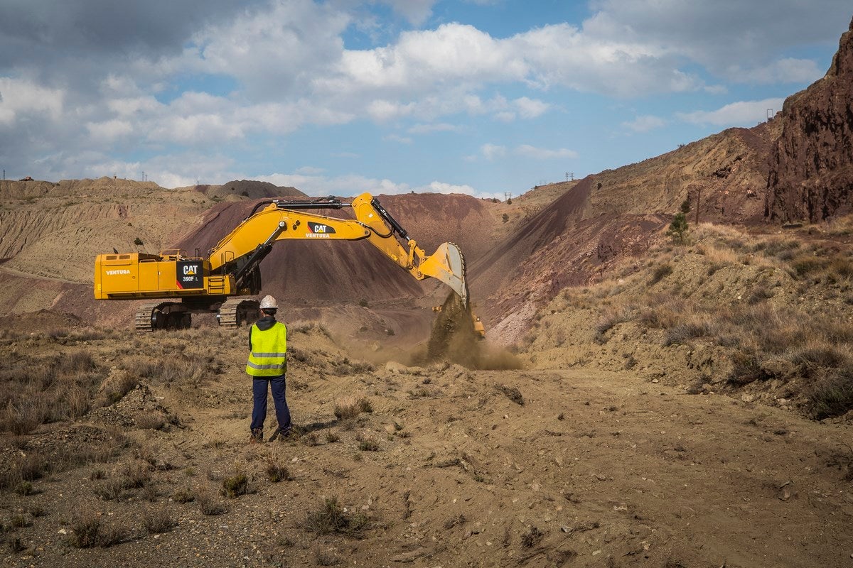 Así son las antiguas minas de Alquife