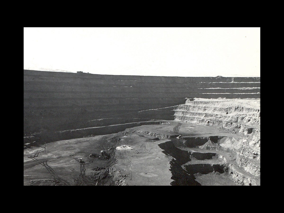 Fotografías históricas de las minas de Alquife