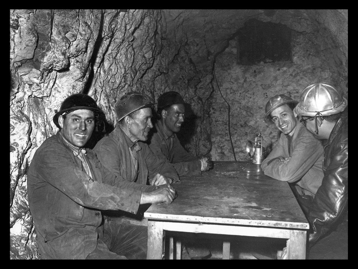 Fotografías históricas de las minas de Alquife