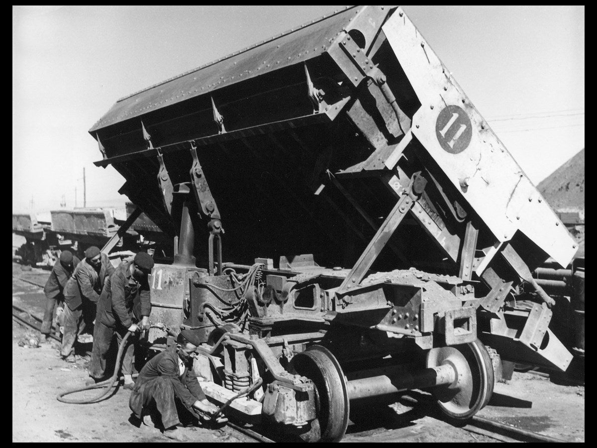Fotografías históricas de las minas de Alquife