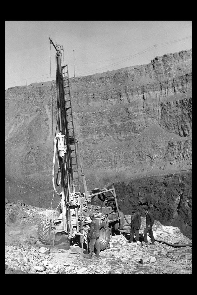 Fotografías históricas de las minas de Alquife