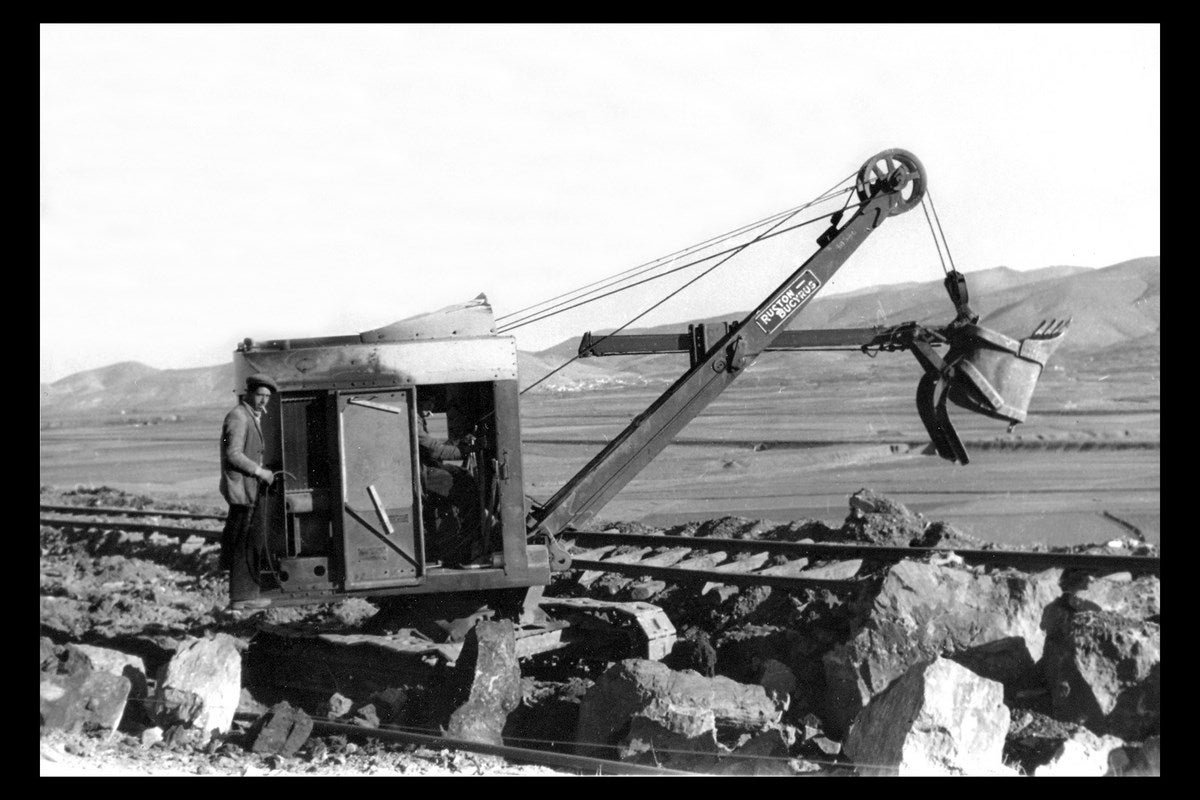 Fotografías históricas de las minas de Alquife