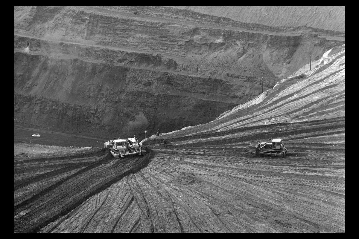 Fotografías históricas de las minas de Alquife