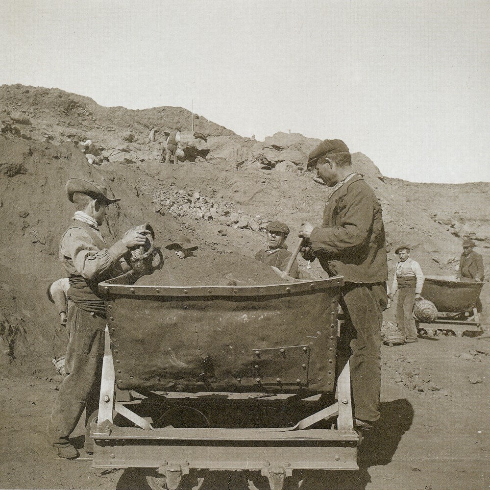 Fotografías históricas de las minas de Alquife