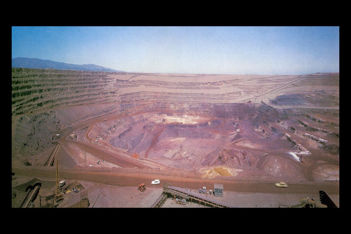 Fotografías históricas de las minas de Alquife