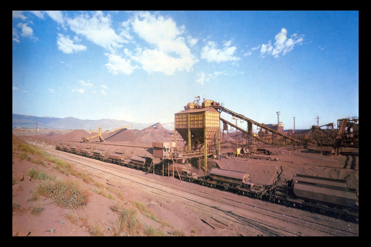 Fotografías históricas de las minas de Alquife