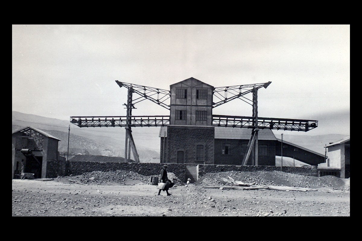 Fotografías históricas de las minas de Alquife