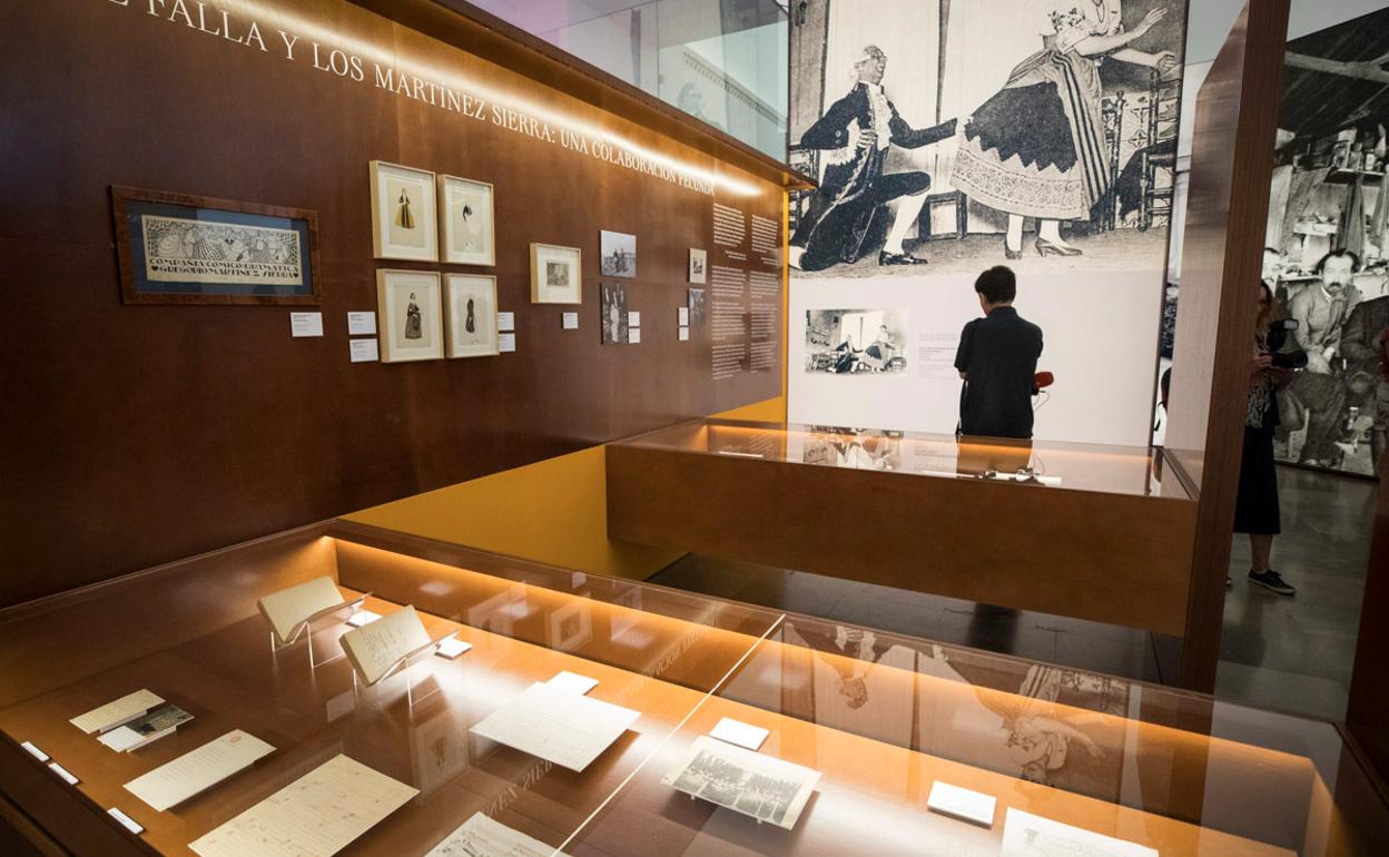 Así es la exposición de 'El sombrero de tres picos. 1919-2019. Un singular proceso creativo'.