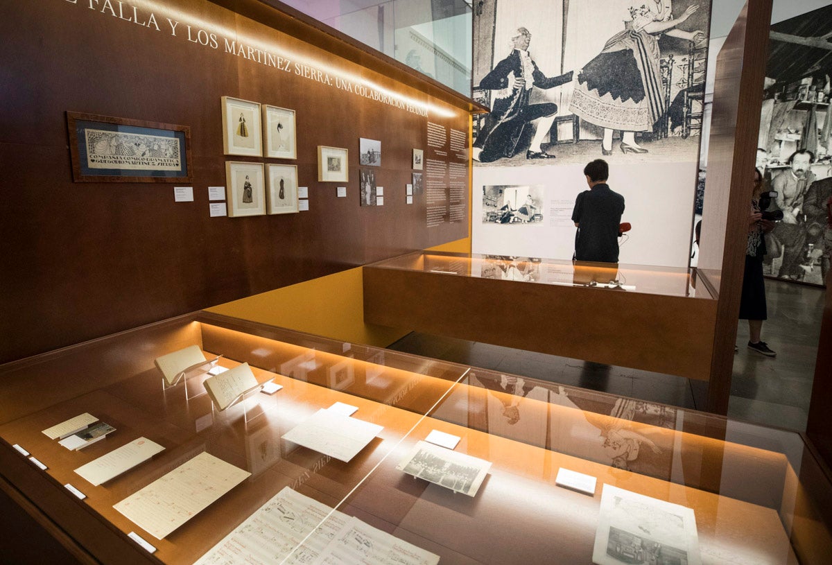 Así es la exposición de 'El sombrero de tres picos. 1919-2019. Un singular proceso creativo'.