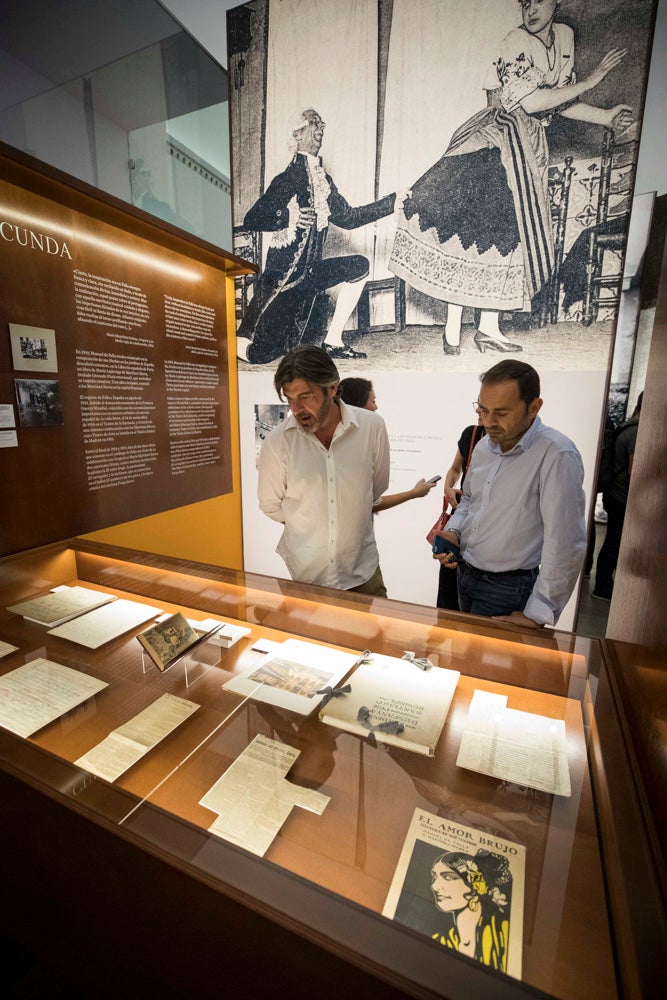 Así es la exposición de 'El sombrero de tres picos. 1919-2019. Un singular proceso creativo'.