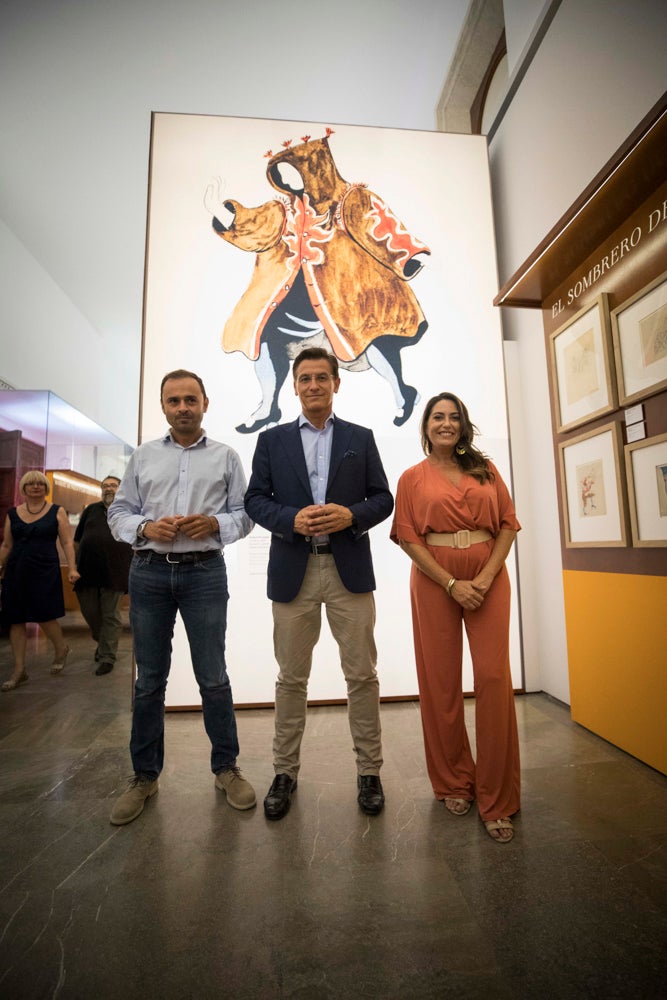 Así es la exposición de 'El sombrero de tres picos. 1919-2019. Un singular proceso creativo'.