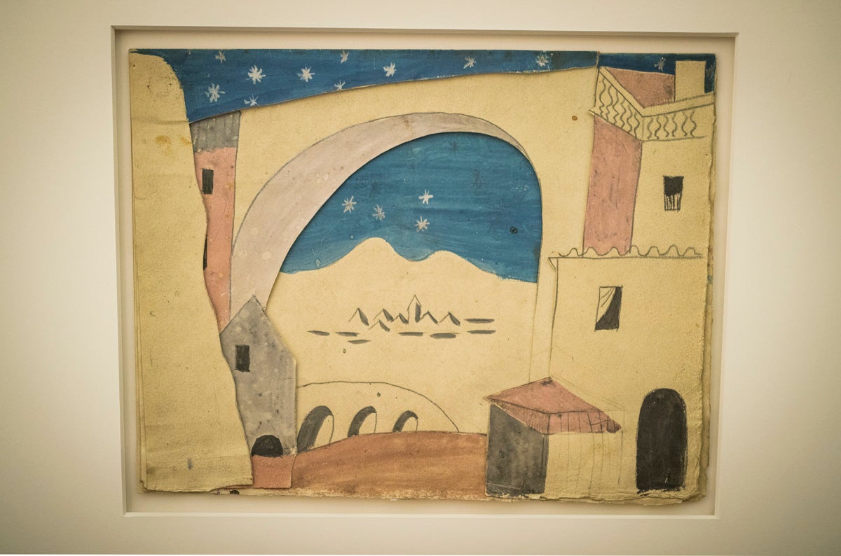 Así es la exposición de 'El sombrero de tres picos. 1919-2019. Un singular proceso creativo'.