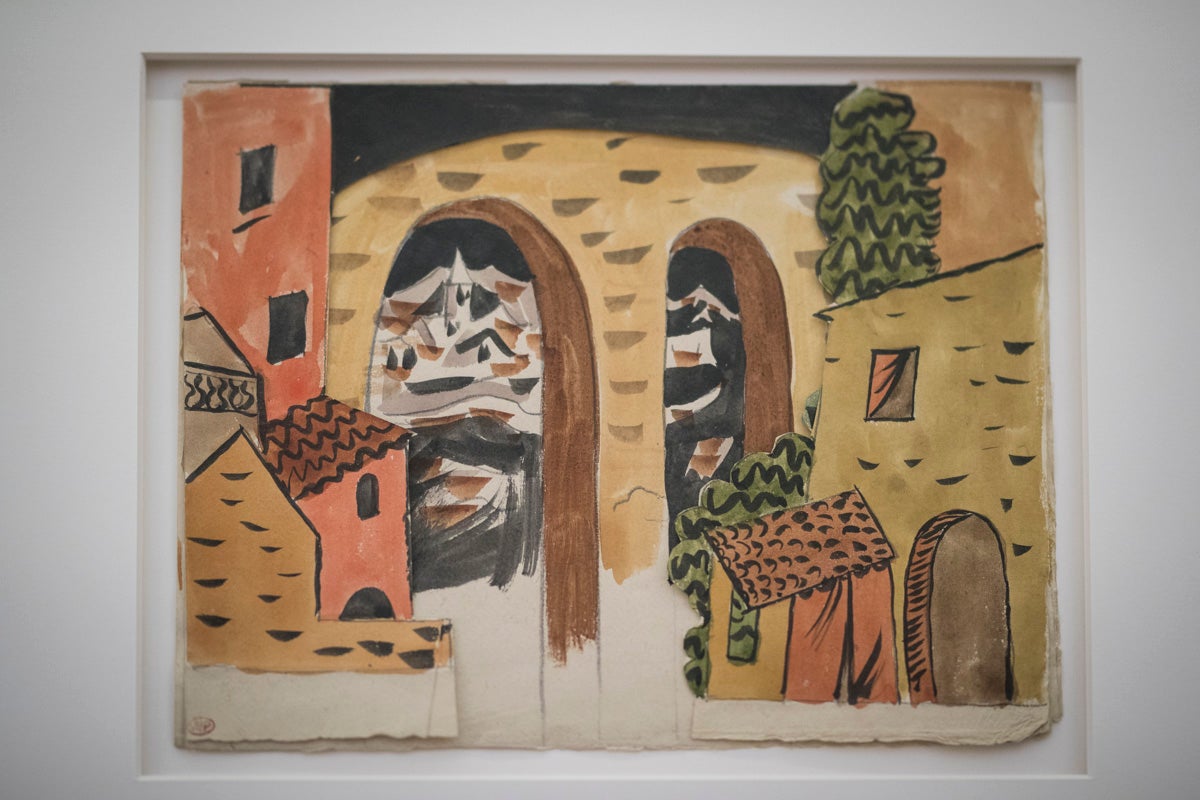 Así es la exposición de 'El sombrero de tres picos. 1919-2019. Un singular proceso creativo'.