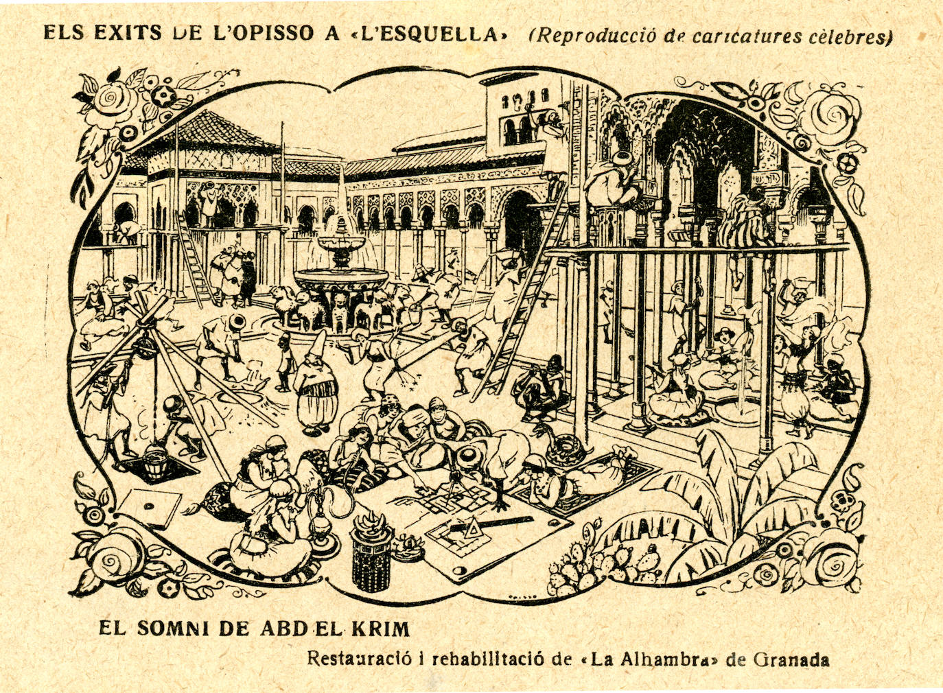 Caricatura de L'Opisso de 1921. 