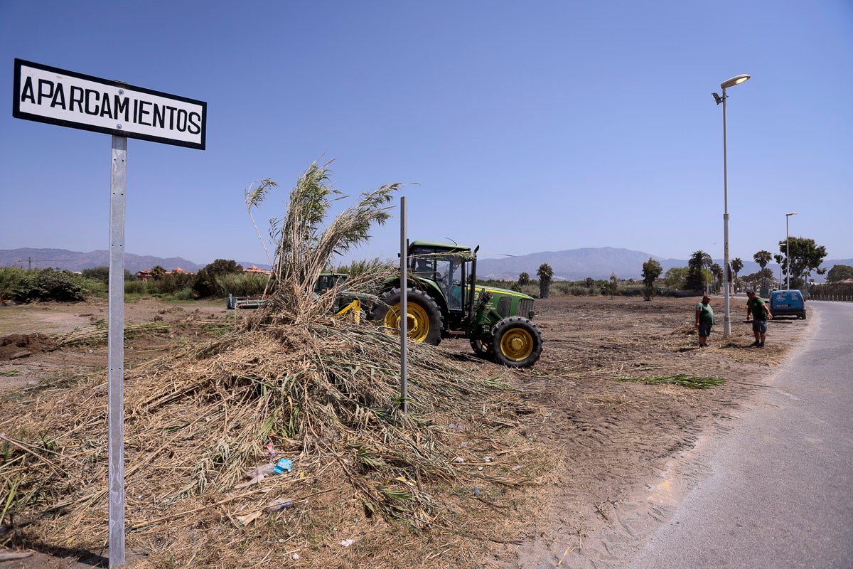 Fotos: Zona de playa Poniente que el Ayuntamiento quiere utilizar como aparcamientos