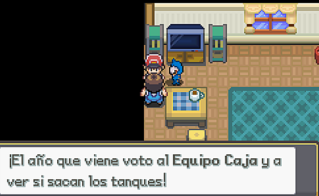 A menudo se realizan chistes que se encuadran dentro del tópico del personaje al que parodian. 