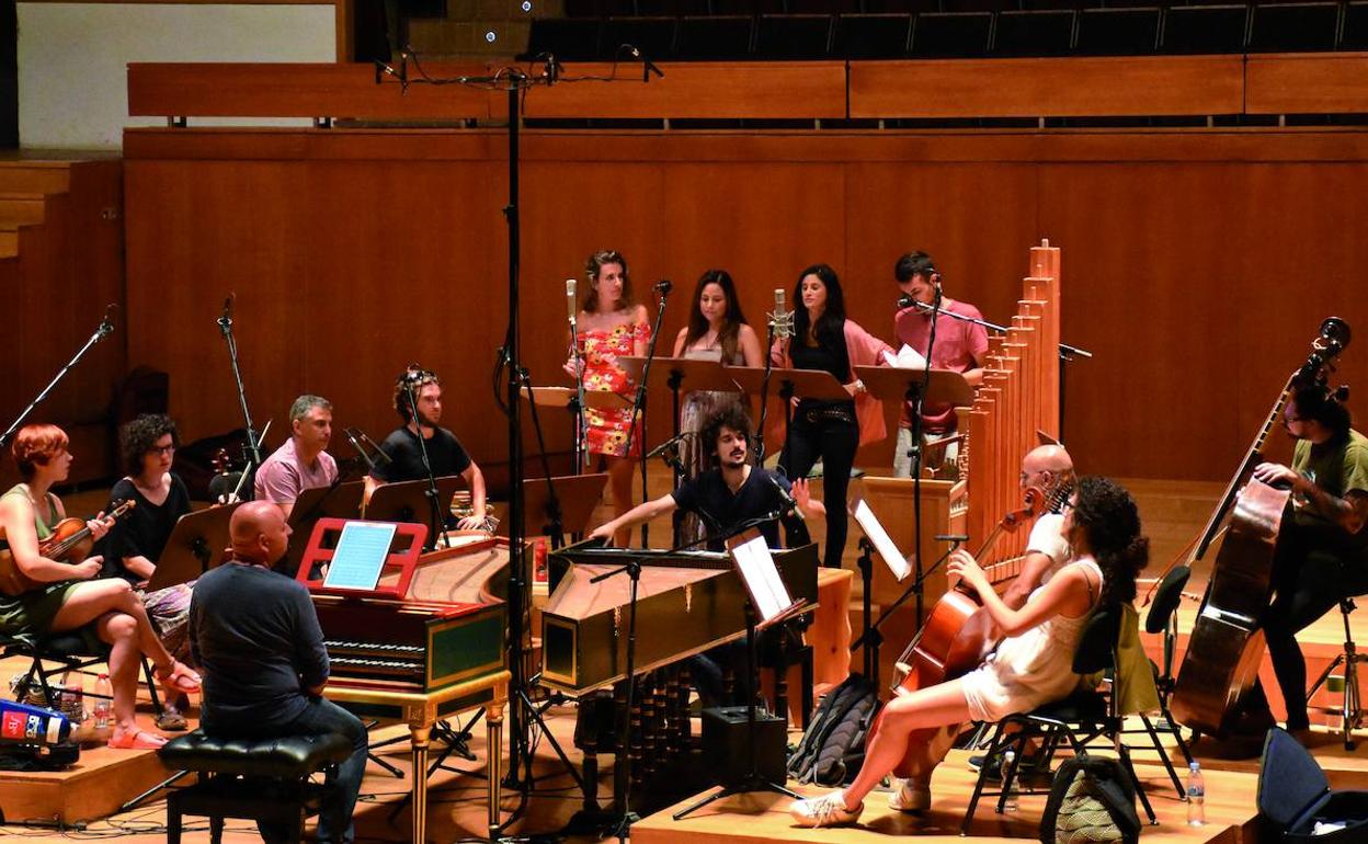 Grabación de 'La guerra de los gigantes' para IBS Classical en el Auditorio Falla.