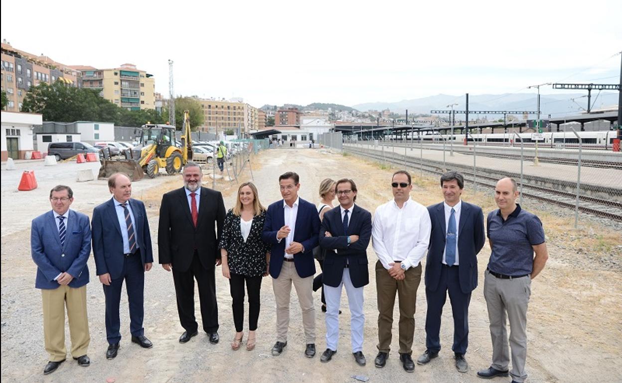 Comienzan las obras del aparcamiento de la estación de tren de Granada