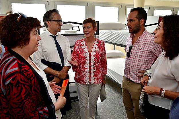 Rumí en una de las dependencias del CAED de Almería, ubicado en Cortijo Grande.