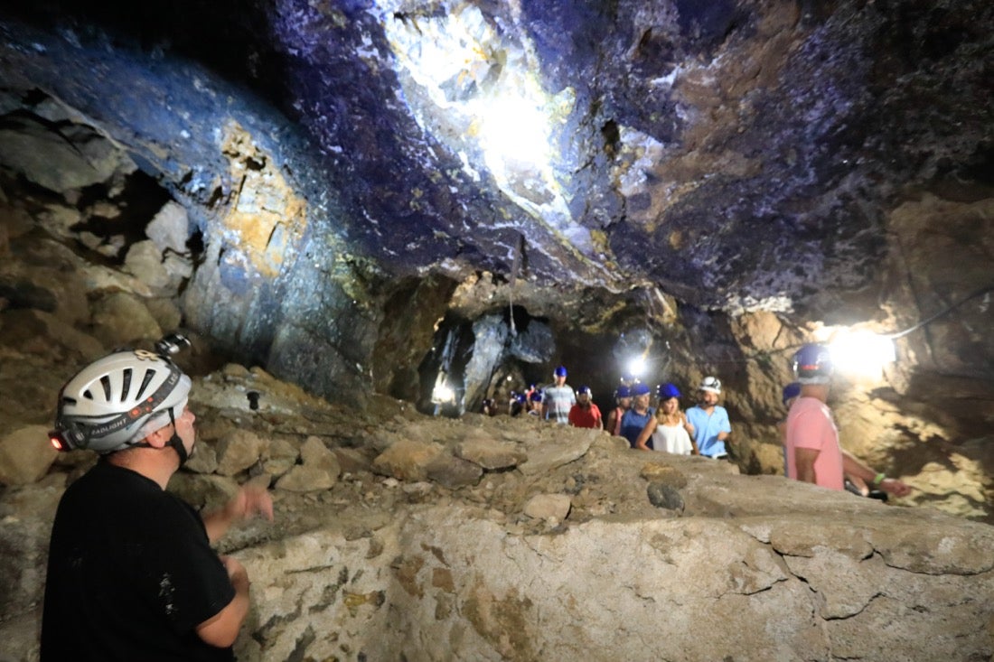 Así es el interior de la Geoda de Pulpí