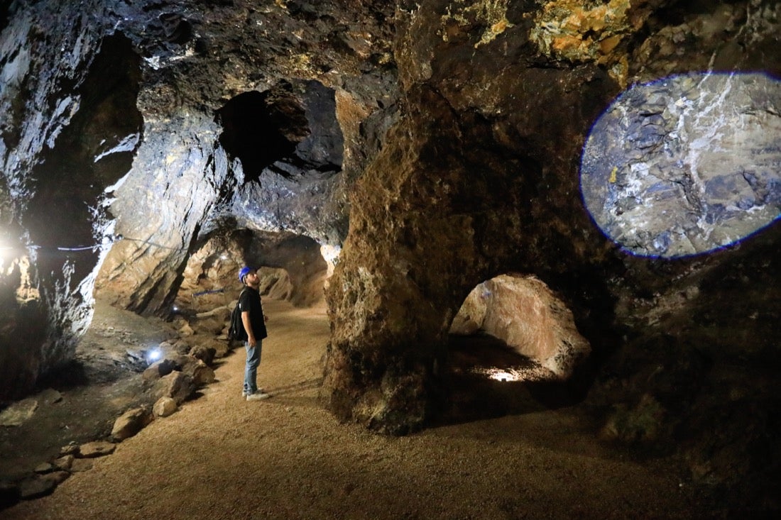 Así es el interior de la Geoda de Pulpí