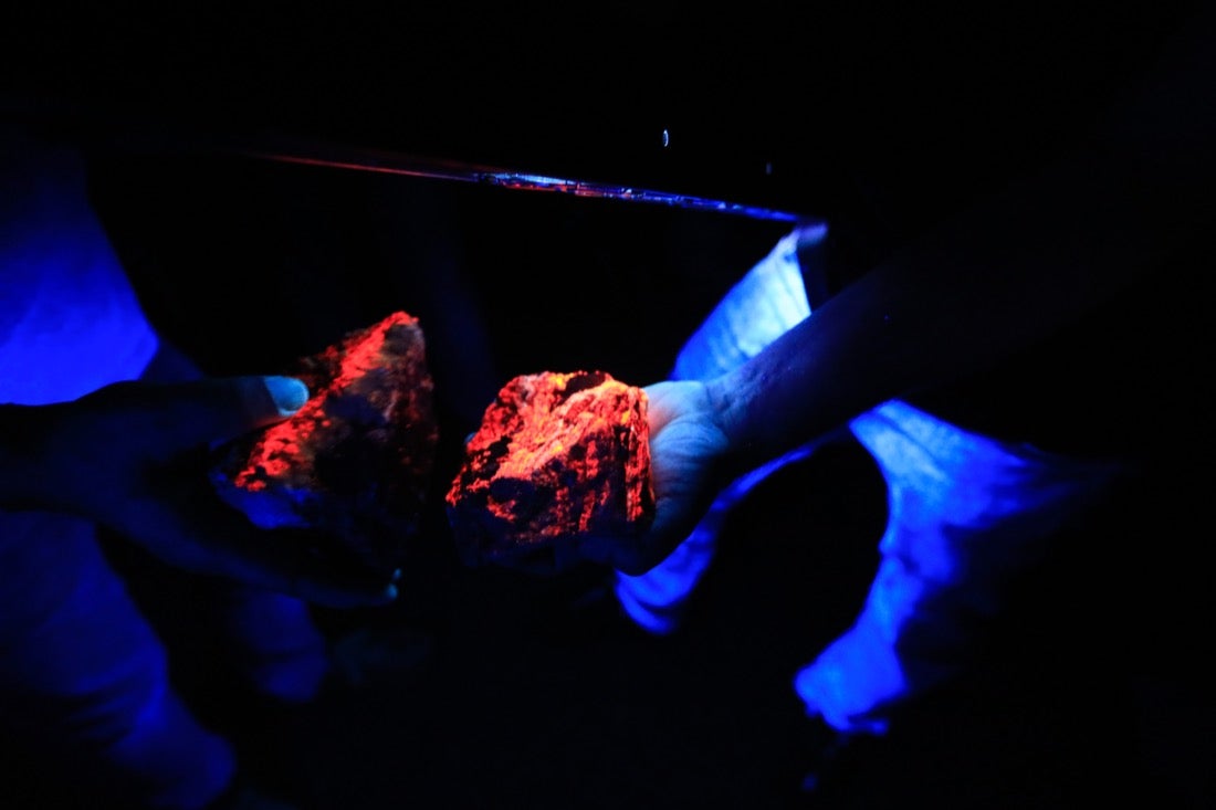 Así es el interior de la Geoda de Pulpí