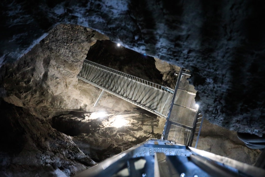 Así es el interior de la Geoda de Pulpí