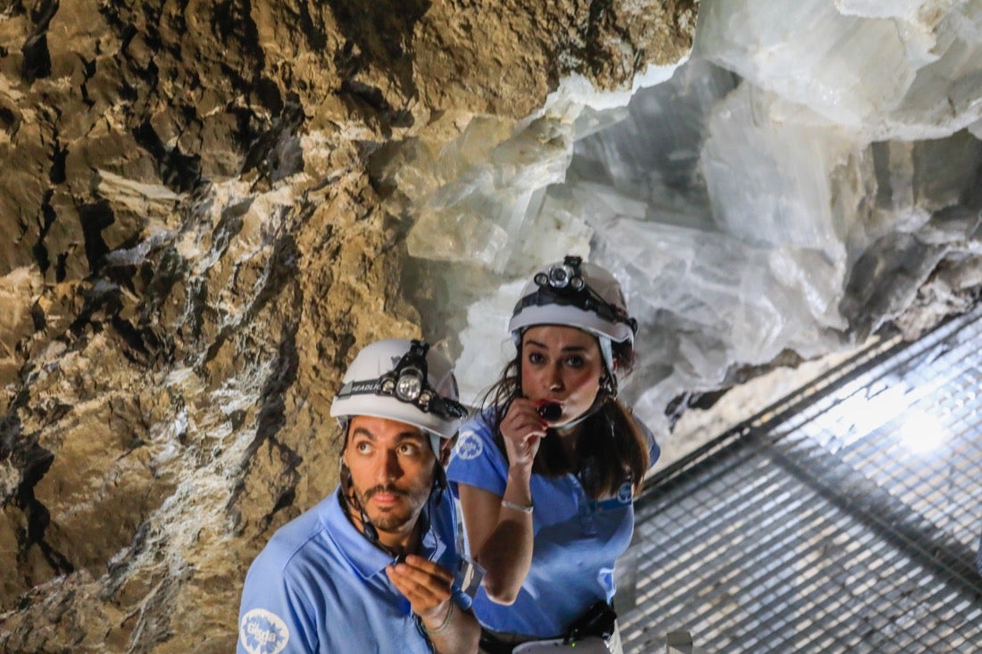 Así es el interior de la Geoda de Pulpí