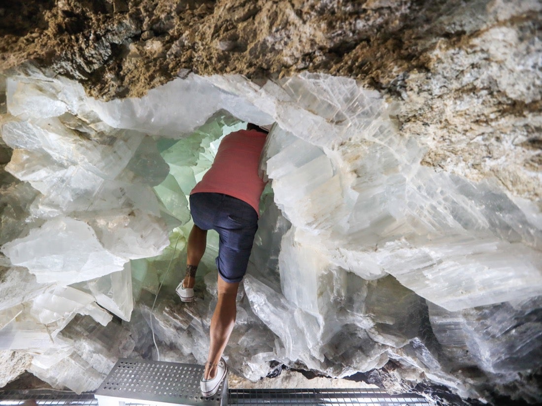 Así es el interior de la Geoda de Pulpí