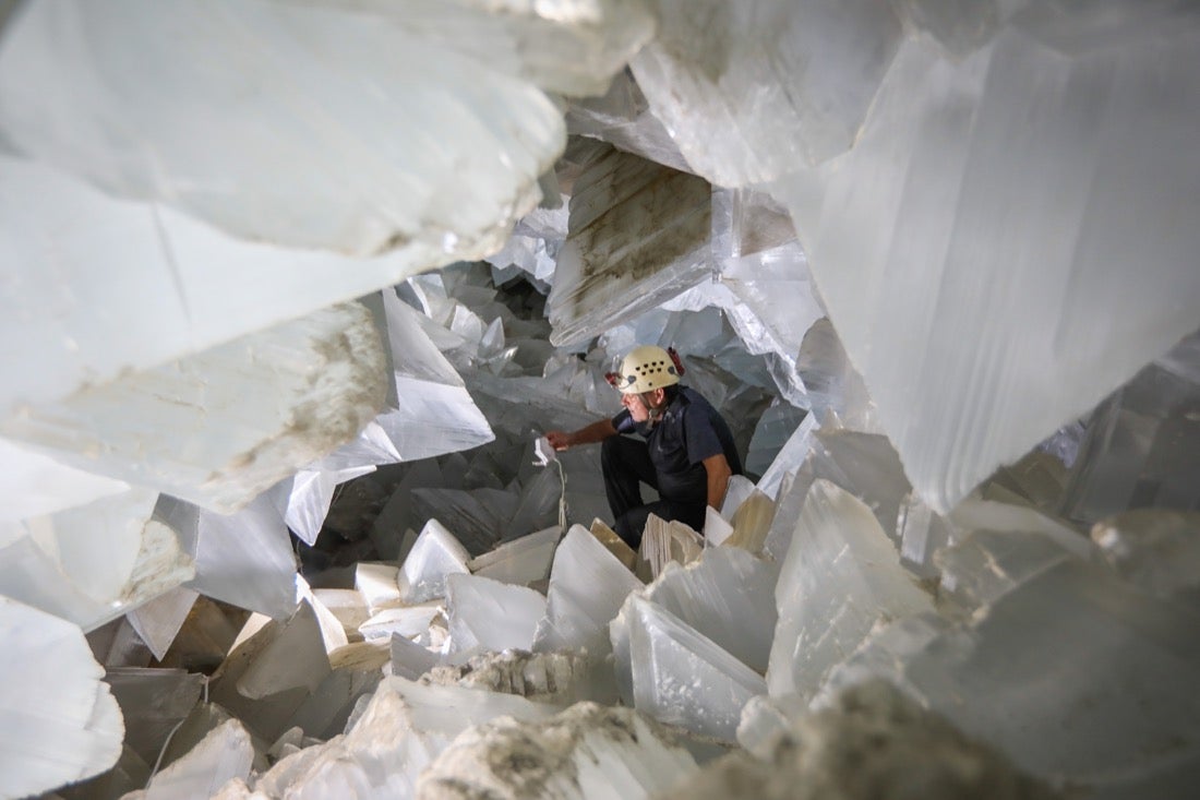 Así es el interior de la Geoda de Pulpí