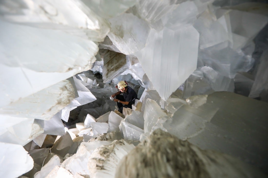 Así es el interior de la Geoda de Pulpí