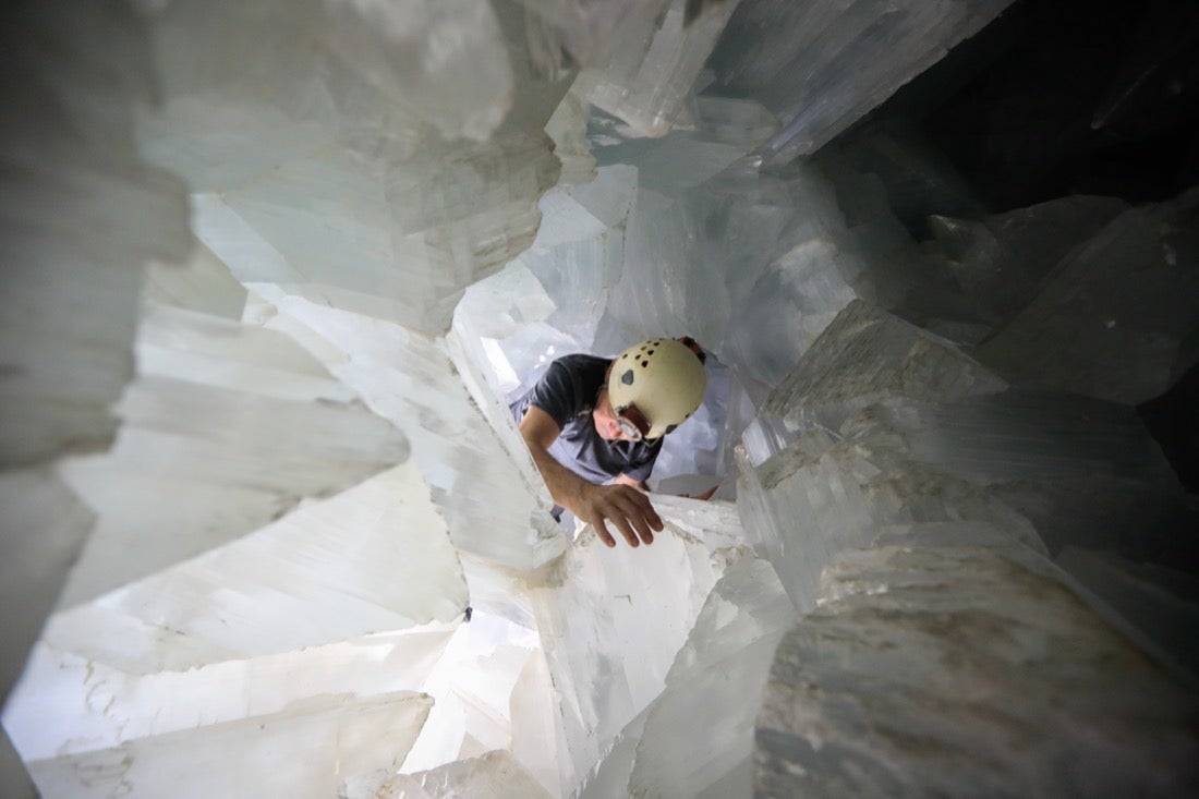 Así es el interior de la Geoda de Pulpí