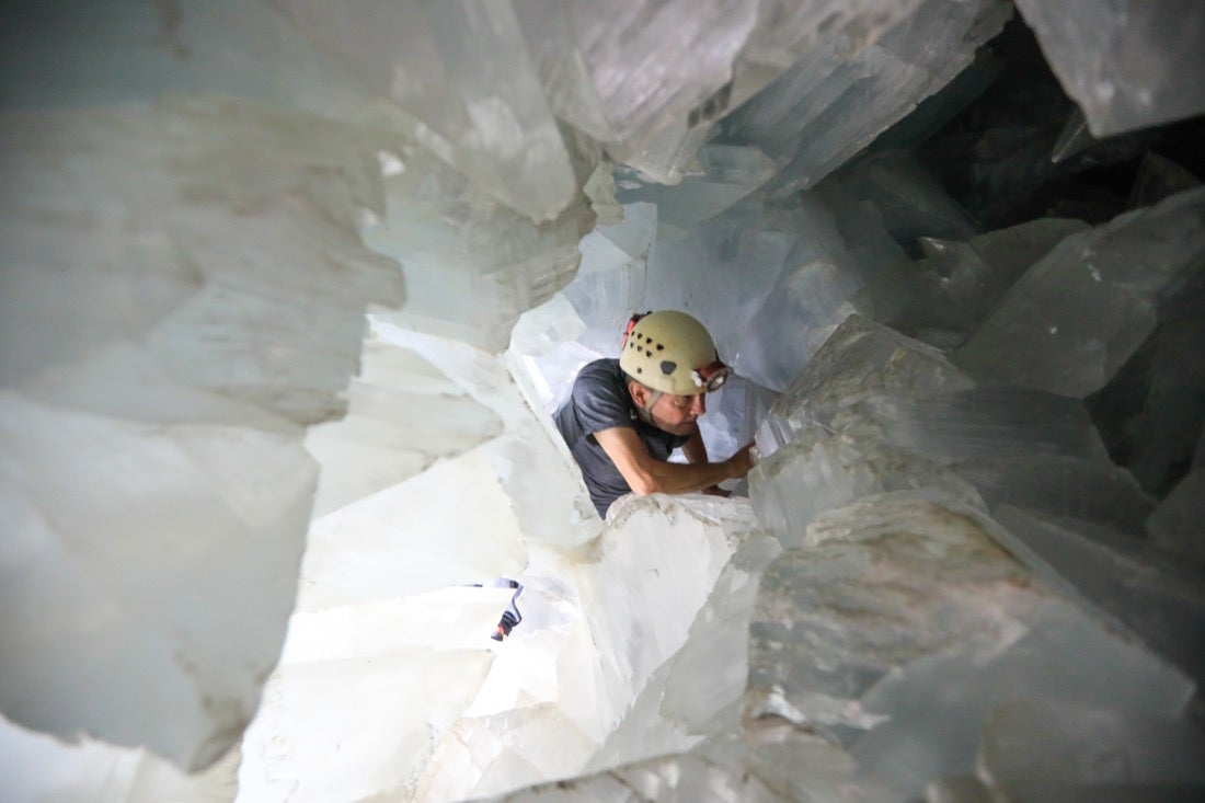 Así es el interior de la Geoda de Pulpí