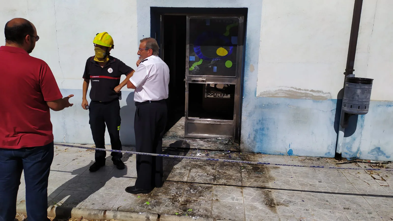 Así han quedado las instalaciones de Onda Jaén tras el incendio