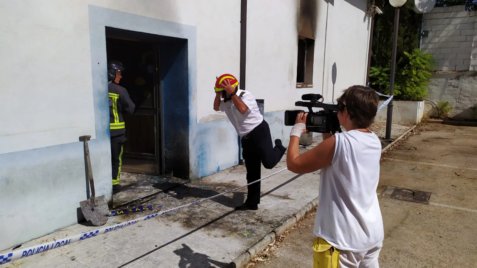 Así han quedado las instalaciones de Onda Jaén tras el incendio