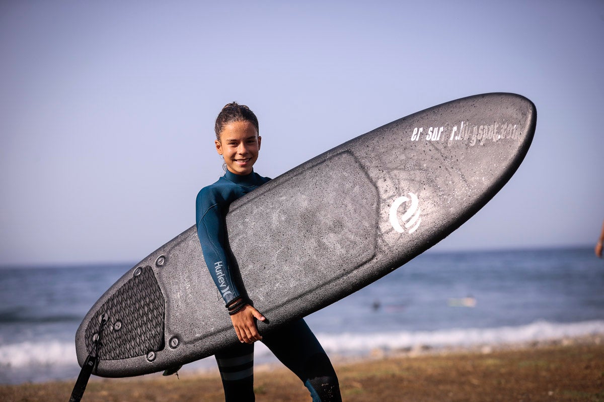 Fotos: Vera Izquierdo, una granadina entregada al surf