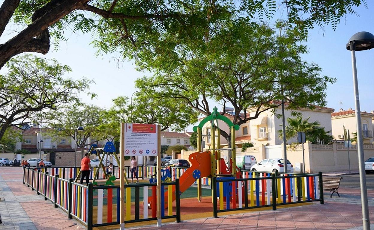 Uno de los parques infantiles creados recientemente en la capital.
