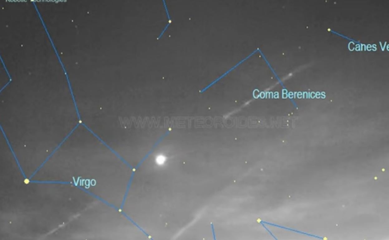 Lluvia de estrellas: Así se ha visto en Granada la perseida más brillante del año