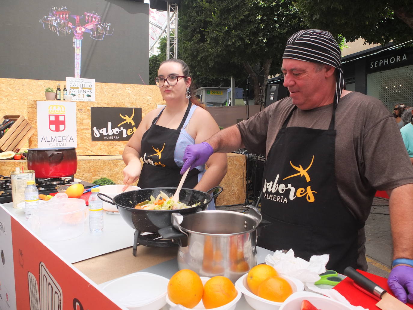 Final del concurso gastronómico