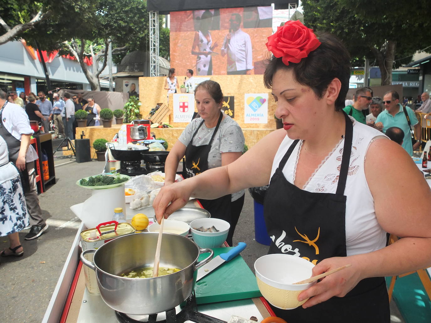 Final del concurso gastronómico