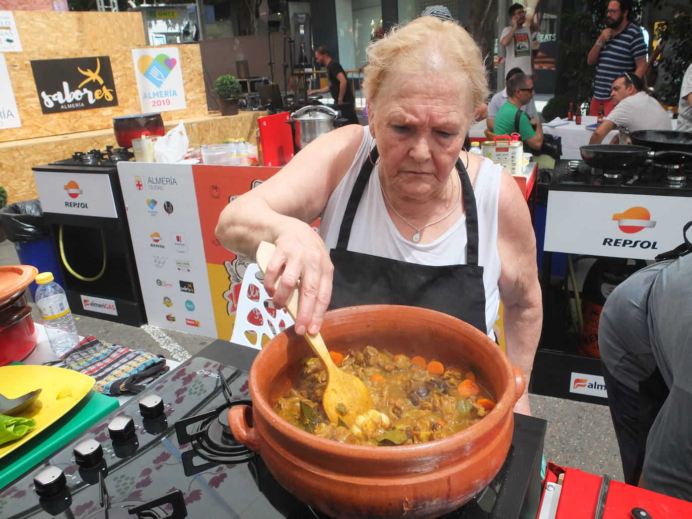 Final del concurso gastronómico