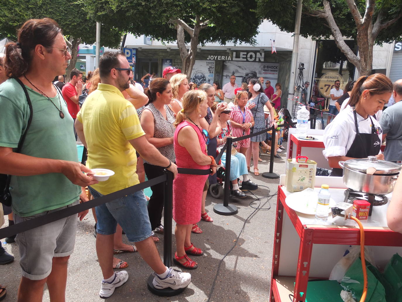 Final del concurso gastronómico