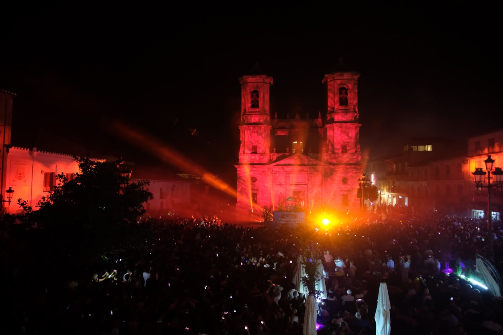 Momento mágico de las fiestas de Santa Fe que se celebran hasta el próximo domingo