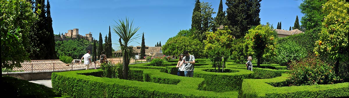 Jardín Casa del Chapiz. Una ruta para conocer el esplendor nazarí extramuros de la Alhambra, huertos ajardinados, palacios, baños y estanques en los espacios que en la ladera del Albaicín formaron parte de la corte de los sultanes 
