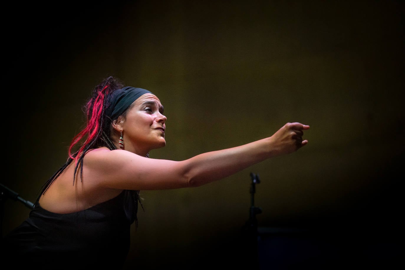 La granadina Rakel Rodríguez, fundadora de la compañía Arymux, ha creado la disciplina artística de la signodanza.