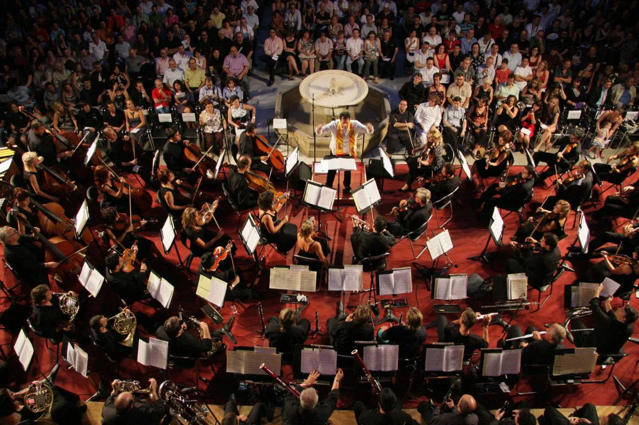Actuación en Úbeda de la Filarmónica de Málaga.