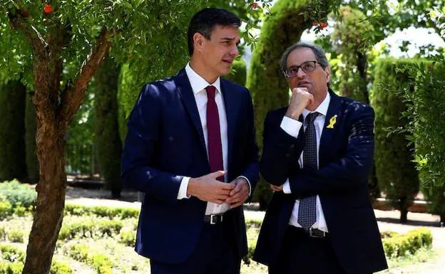 Sánchez ofrece diálogo a la Generalitat dentro de la Constitución aunque rechaza un referéndum