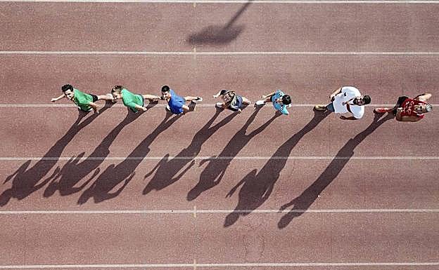 Superhéroes granadinos a vista de dron. 