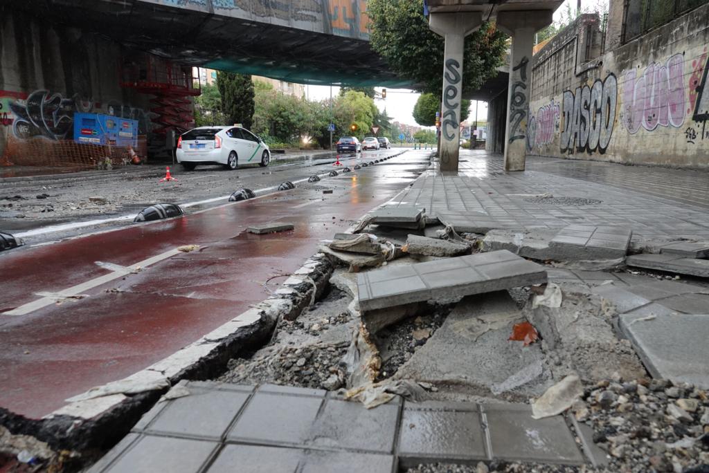 Fotos: Una gran tormenta inunda Granada y deja más de 150 incidencias